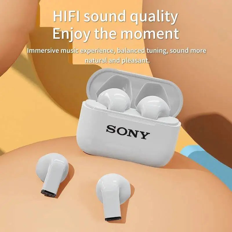 Sony TWS Bluetooth Earbuds Mini Waterproof Headphones With HiFi Stereo Sound for Sports and Daily Use With Mic