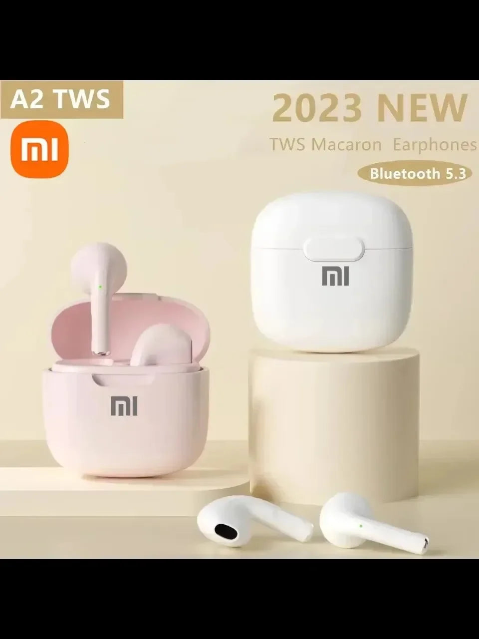 Xiaomi A2 Pro TWS Wireless Bluetooth Earphone Mini Earpone Headset Sport Earbuds Waterproof Headphones Hifi Stereo Sound Headset