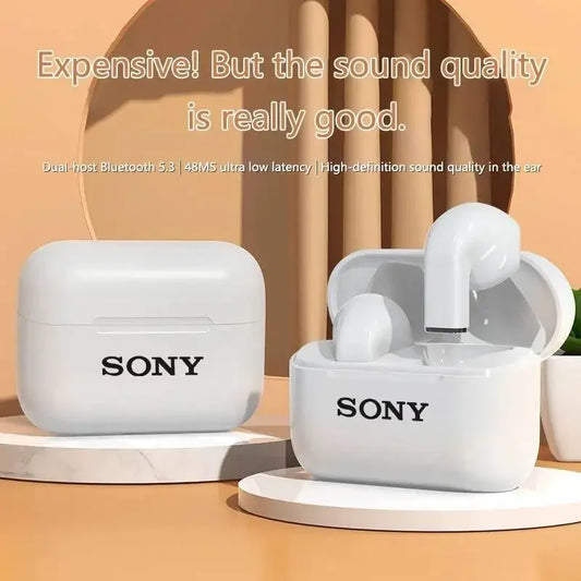 Sony TWS Bluetooth Earbuds Mini Waterproof Headphones With HiFi Stereo Sound for Sports and Daily Use With Mic
